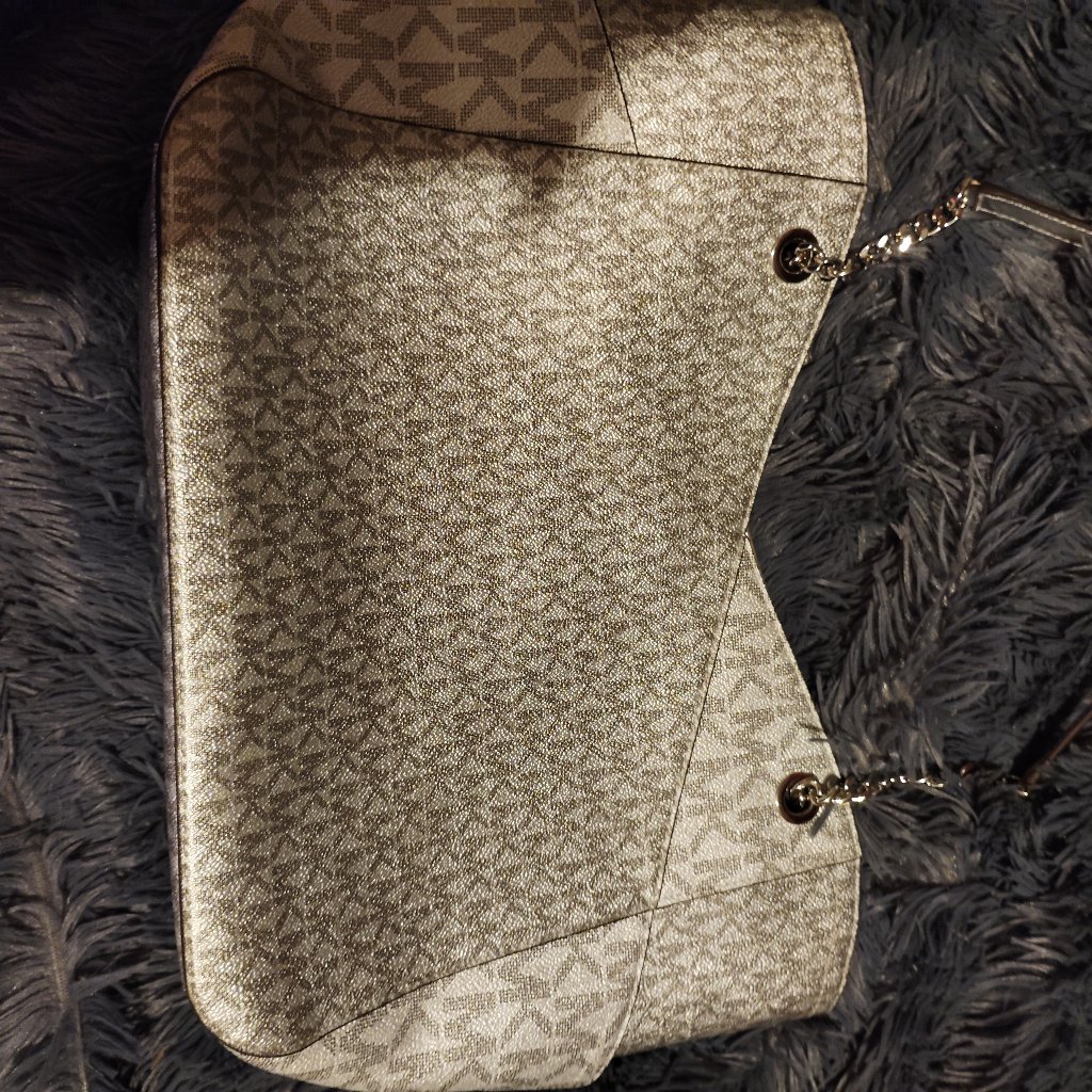 Large Silver Michael Kors Purse